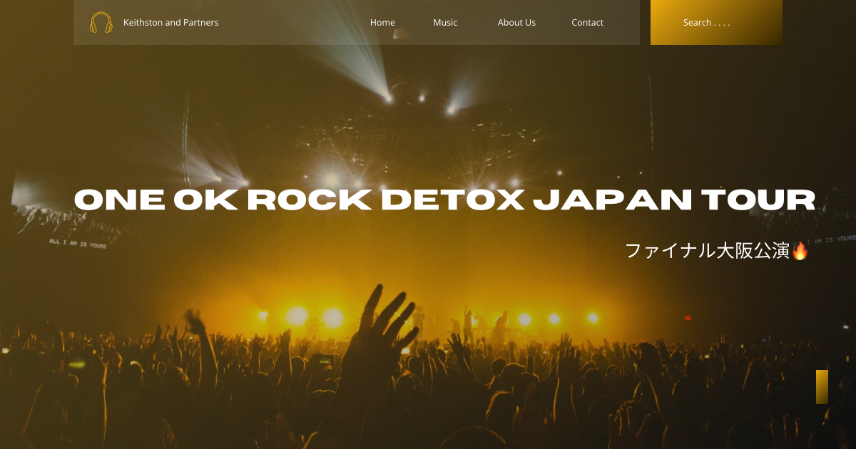ONEOKROCK DETOX JAPAN TOUR ファイナル大阪公演